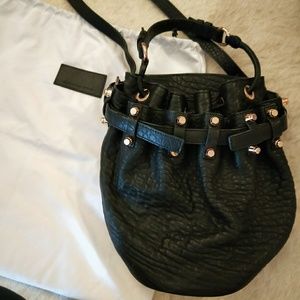 Alexander Wang Small Diego Rose Gold Bucket Bag